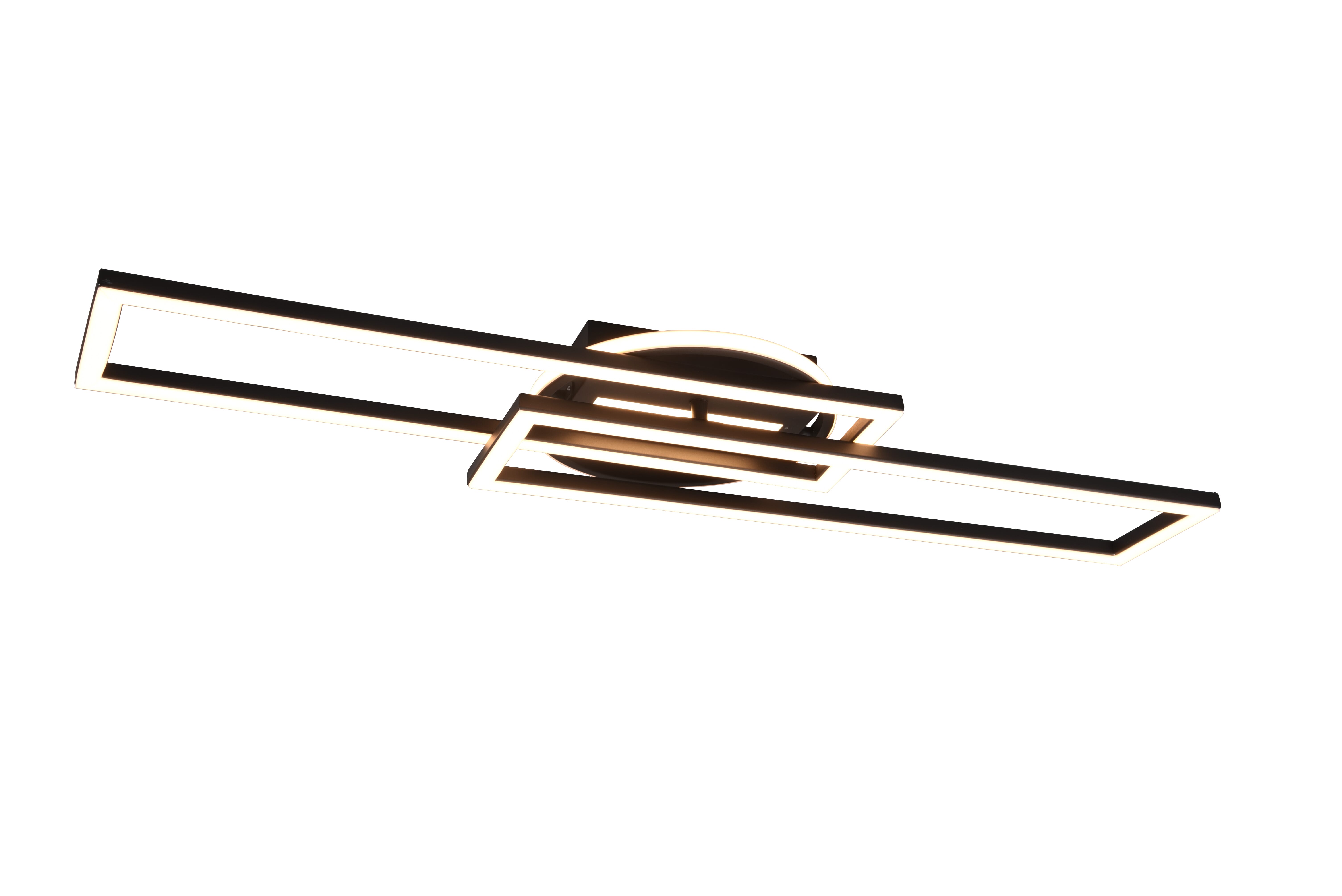 foto del prodotto plafoniera orientabile led colonia nero