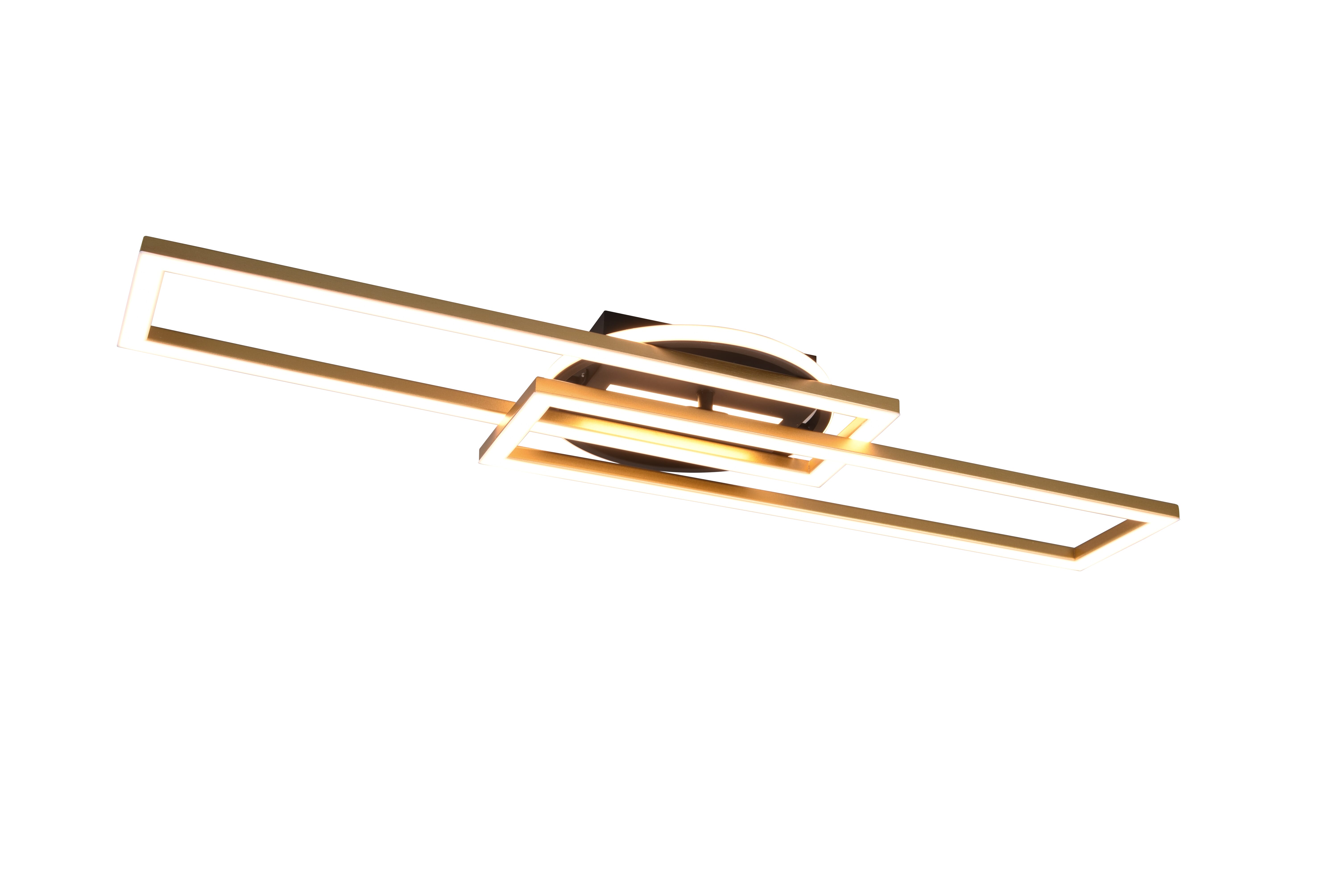 foto del prodotto plafoniera orientabile led colonia ottone satinato