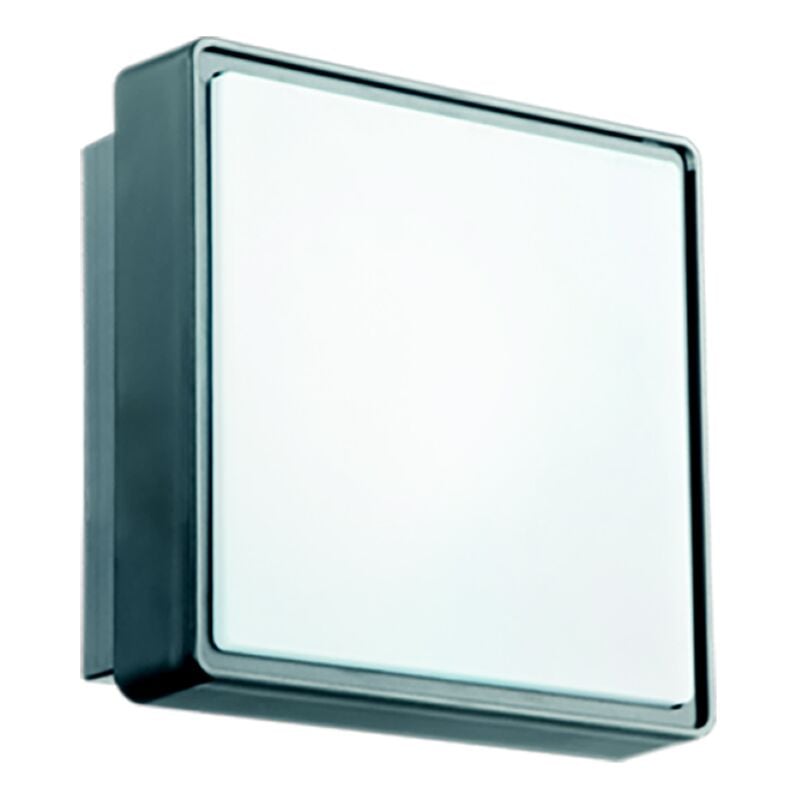 foto del prodotto plafoniera per esterni 22x22 cm in abs antracite picca