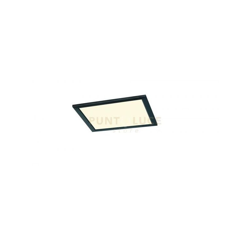 foto del prodotto plafoniera phoenix led quadrata nera 674013032