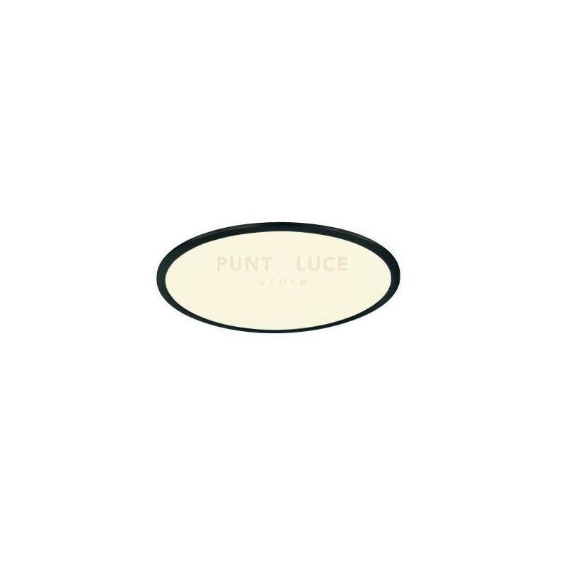 foto del prodotto plafoniera phoenix led tonda nera 674096232
