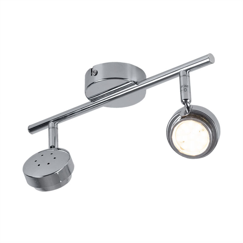 foto del prodotto plafoniera plafoniera a strisce led, con faretti mobili, 2x5w 2x360lm 3000k, lxh30 x 14 cm