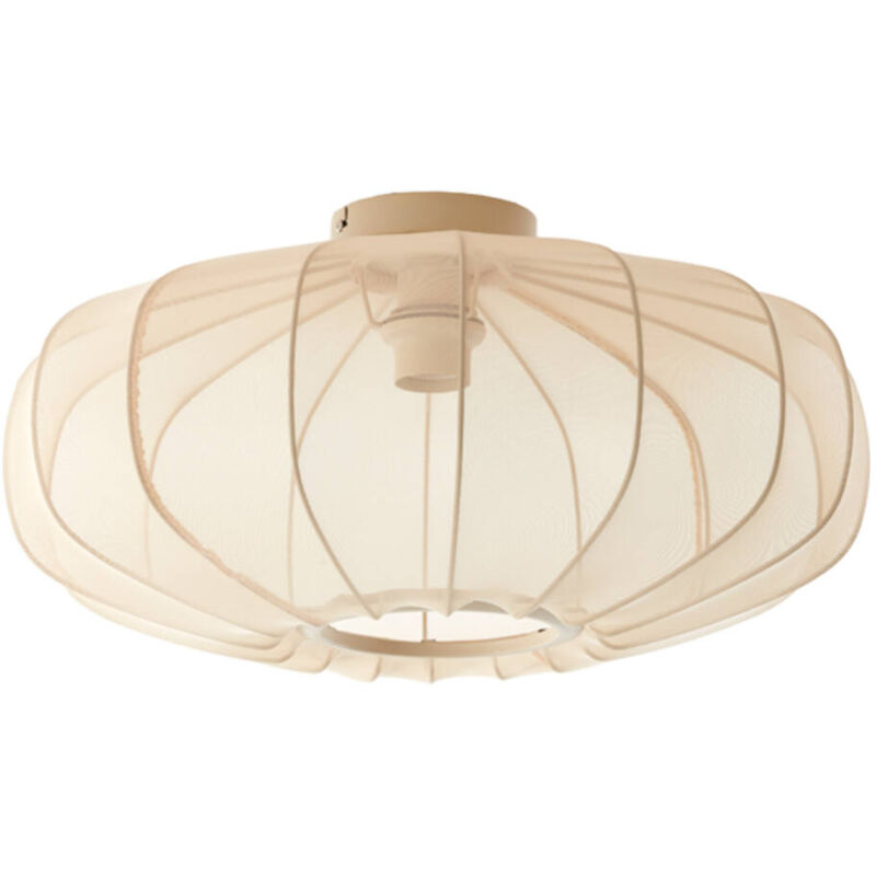 foto del prodotto plafoniera plumalia beige tessile light living