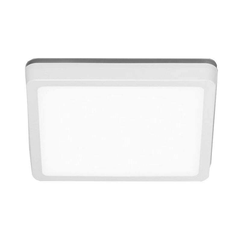 foto del prodotto plafoniera quadrata nobile a led 18w 3000k 1650 lumen bianca plis28 3k
