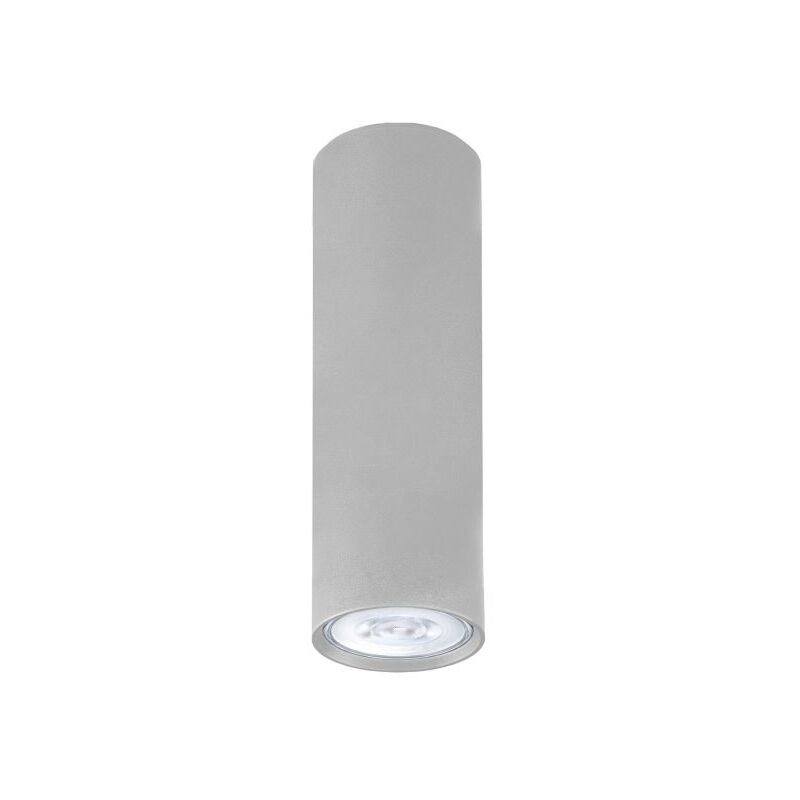 foto del prodotto plafoniera rond gu10 d.6xh30cm bianca in metallo