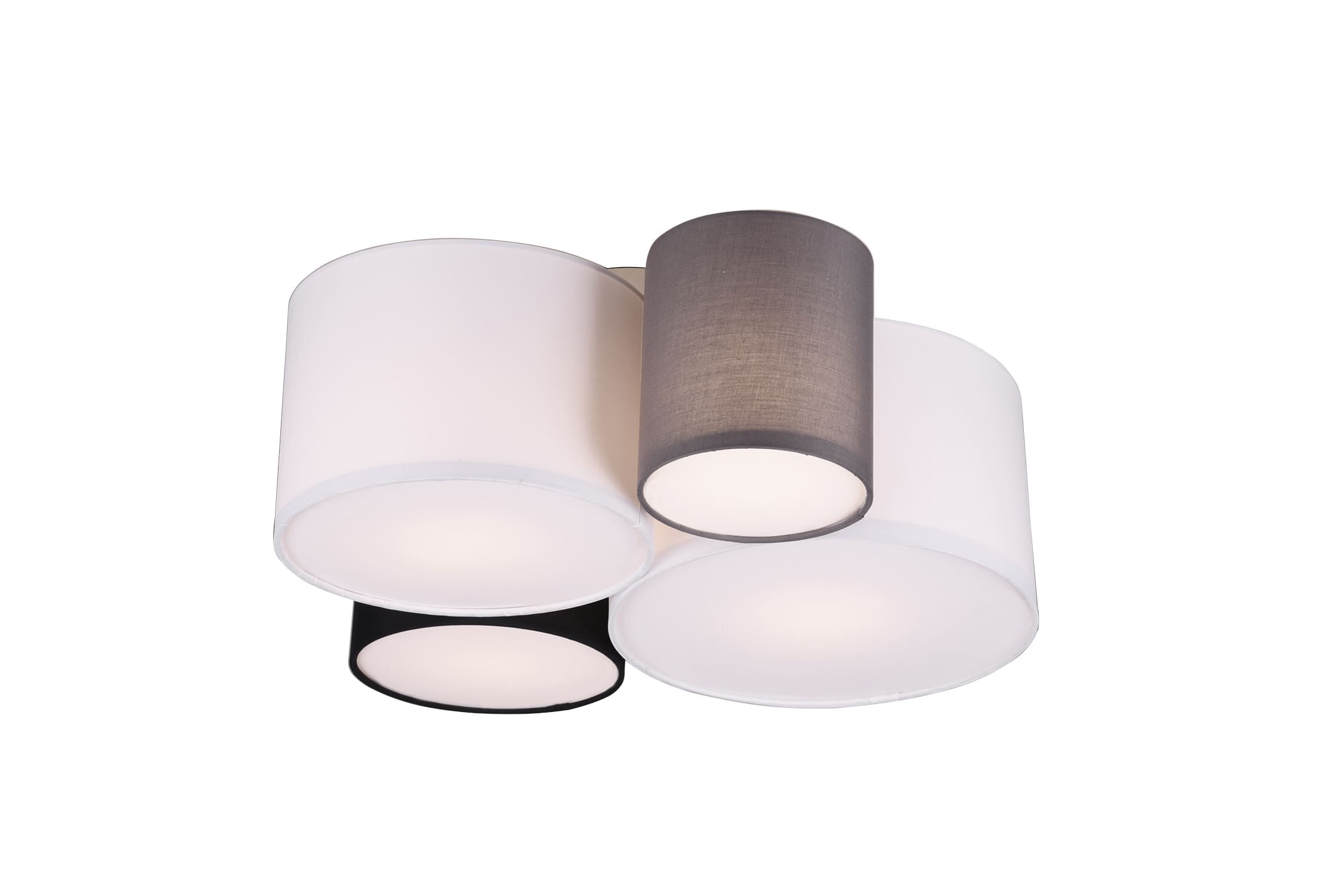 foto del prodotto plafoniera soffitto interno moderna multi cilindri colorati 50x47 cm gd trio