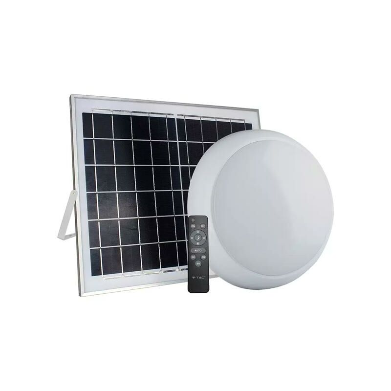 foto del prodotto plafoniera solare a led 15w telecomando ip65 3 in 1