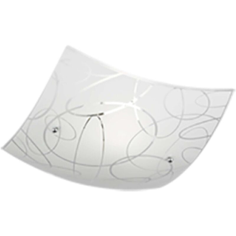foto del prodotto plafoniera spirelli decoro cerchi cm 30x30 e27