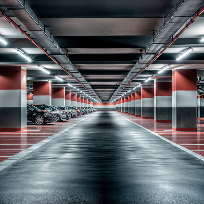 foto del prodotto plafoniera stagna led 120cm 36w ip65 slim 4000k bianco naturale