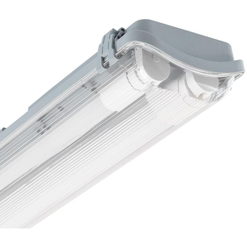 foto del prodotto plafoniera stagna slim 150cm ip65 per due tubi 1500 mm