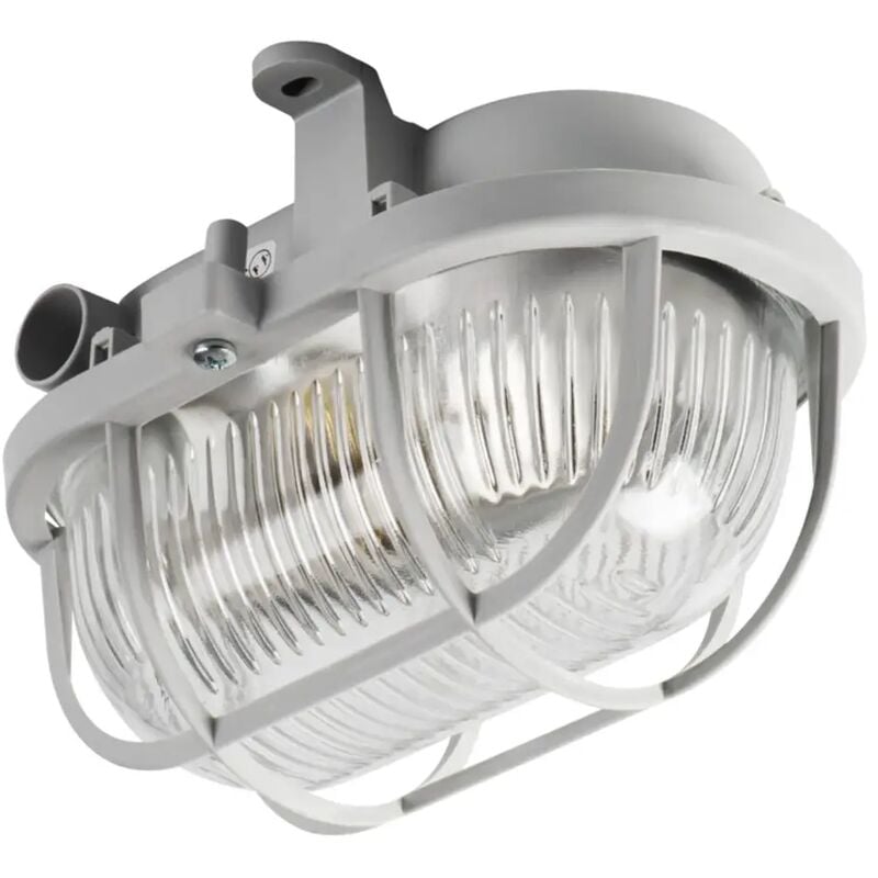 foto del prodotto plafoniera tartaruga lampada e27 retina plastica 165 mm