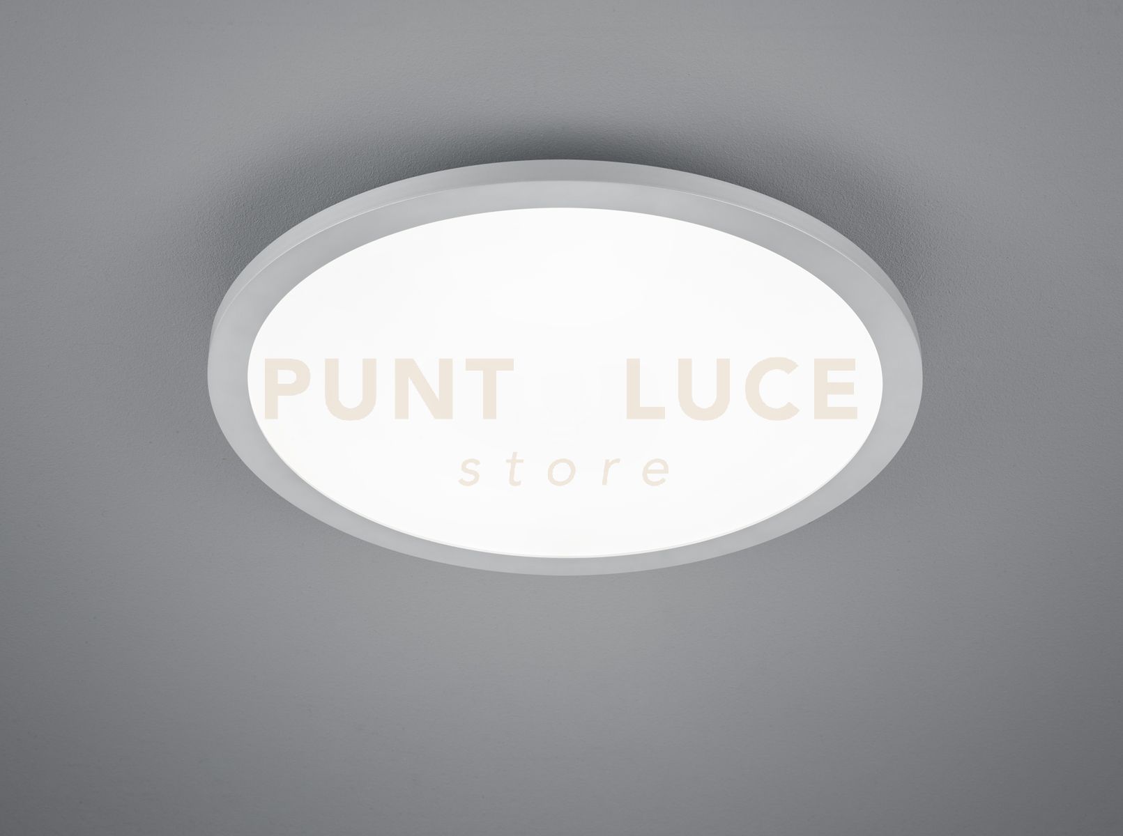 foto del prodotto plafoniera tiberius led rotonda bordo alluminio r62984087