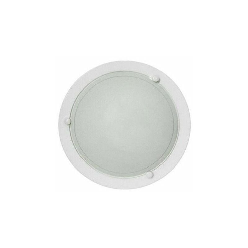 foto del prodotto plafoniera tonda 29cm 1xe27 bianco gsc 0701936