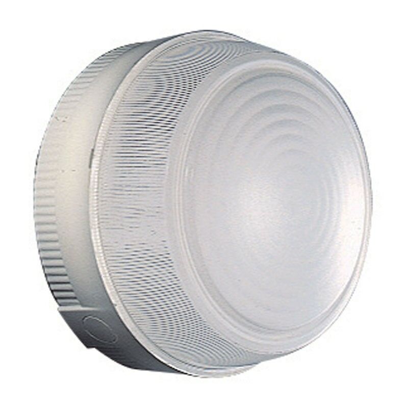 foto del prodotto plafoniera tonda gewiss diametro 180mm e27 ip44 grigia gw80651