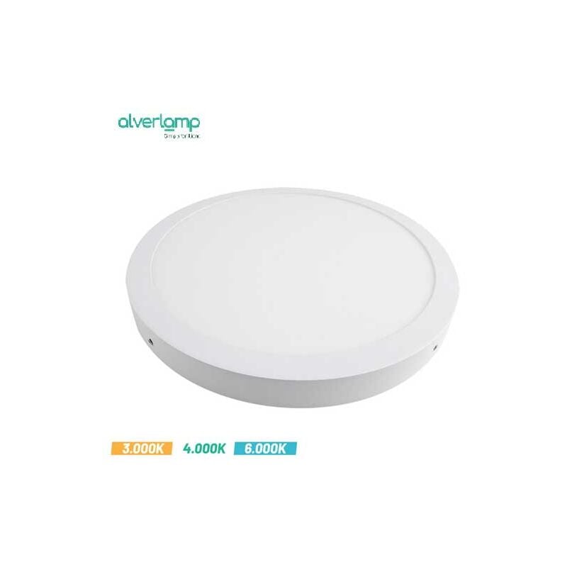 foto del prodotto plafoniera tonda led 20w tricolor