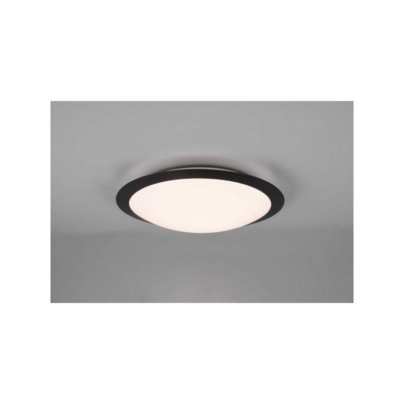 foto del prodotto plafoniera umberto led ip44 d.42cm bordo nero 680319132