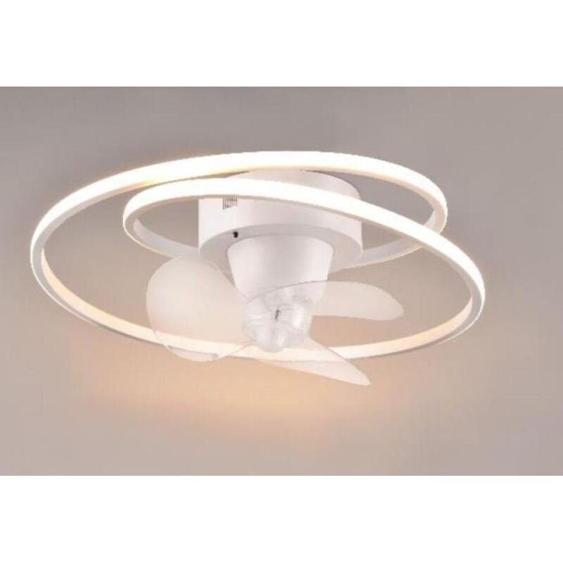 foto del prodotto plafoniera+ventilatore trio lighting umea 50 bianco