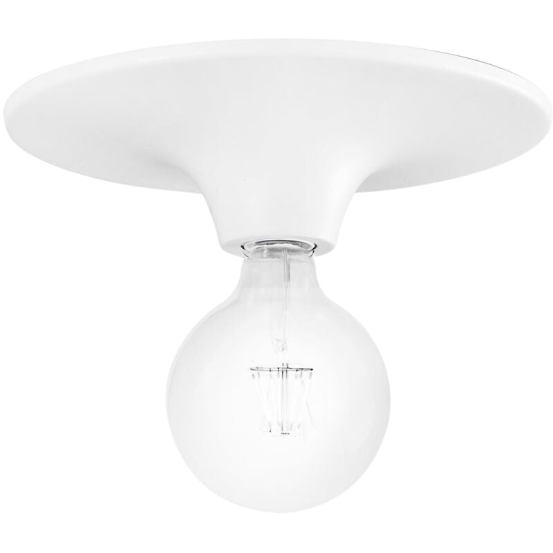 foto del prodotto plafoniera vesevus in metallo bianco 30 cm. 