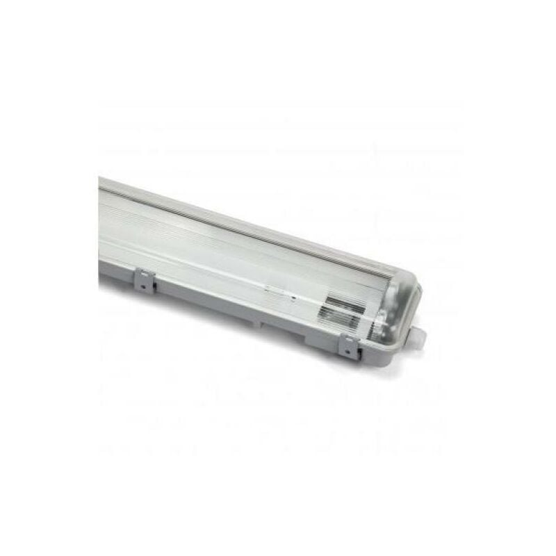 foto del prodotto plafoniera vuota velamp ip65 66,5cm 2xg13 nepf218