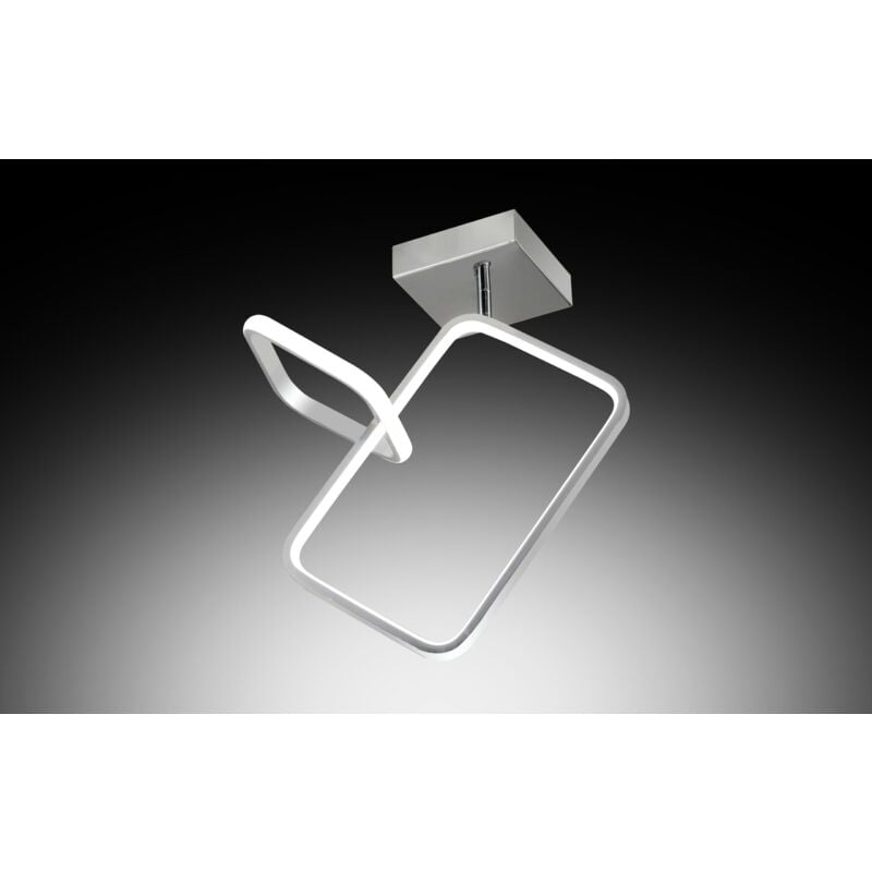 foto del prodotto plafoniere jodi cromo led 24w l38 novecento