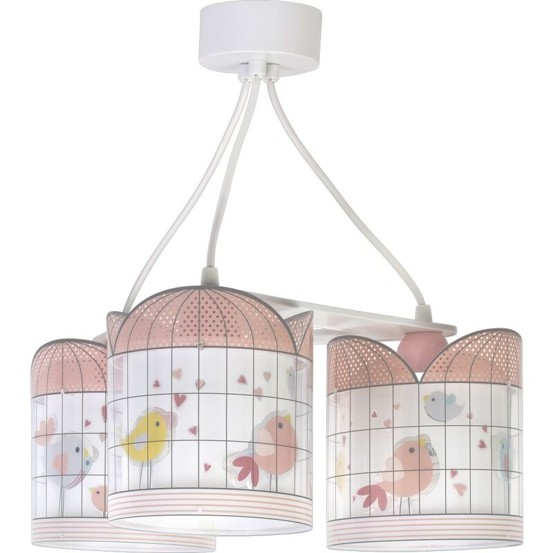 foto del prodotto plafonieria a 3 faretti little birds