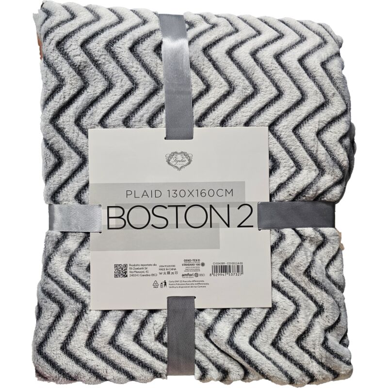 foto del prodotto plaid boston 2 130 x 160 cm fantasie varie