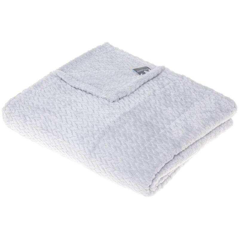 foto del prodotto plaid tresse in flanella 125x150cm atmosphera cr ateur d int rieur