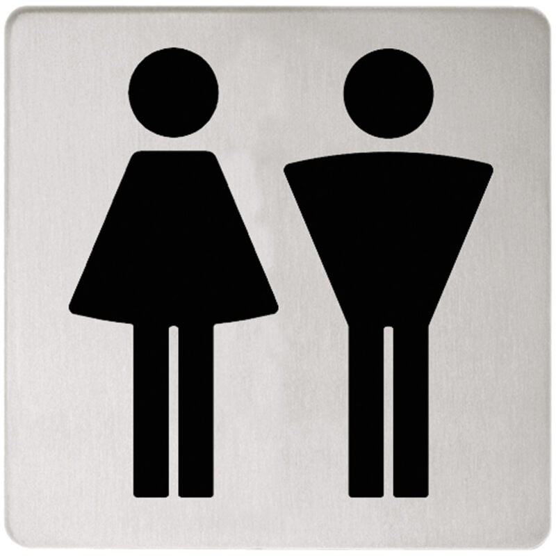 foto del prodotto plan plaque de porte symbole dames et messieurs, coller, keuco