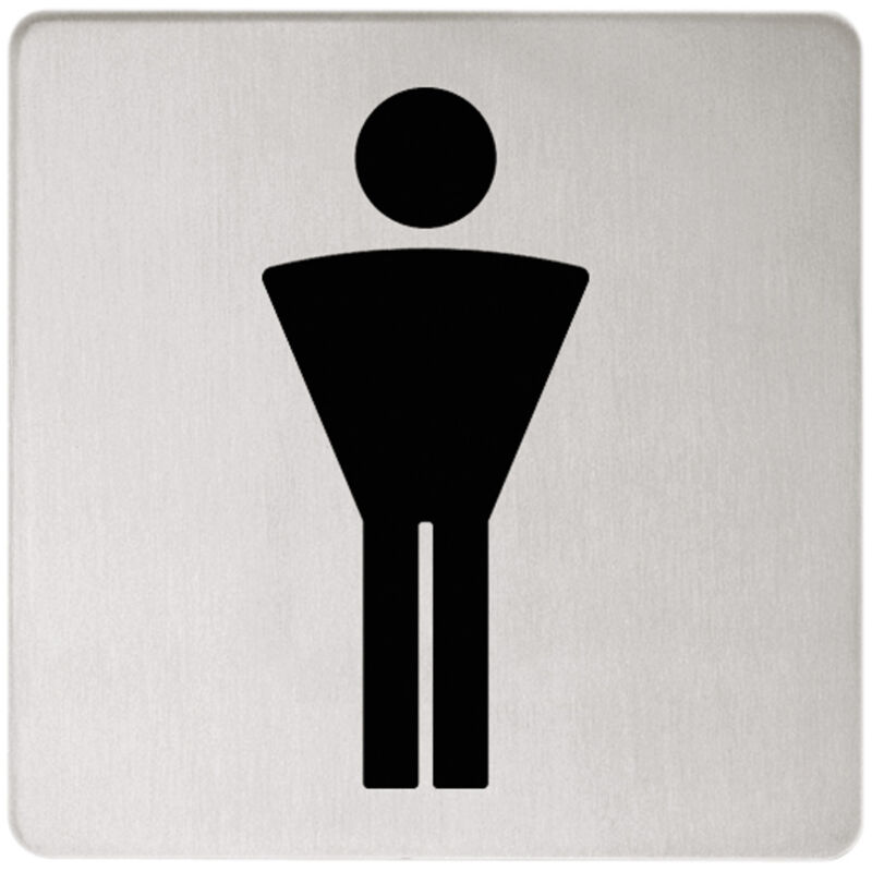 foto del prodotto plan plaque de porte symbole hommes, coller, chrom , keuco