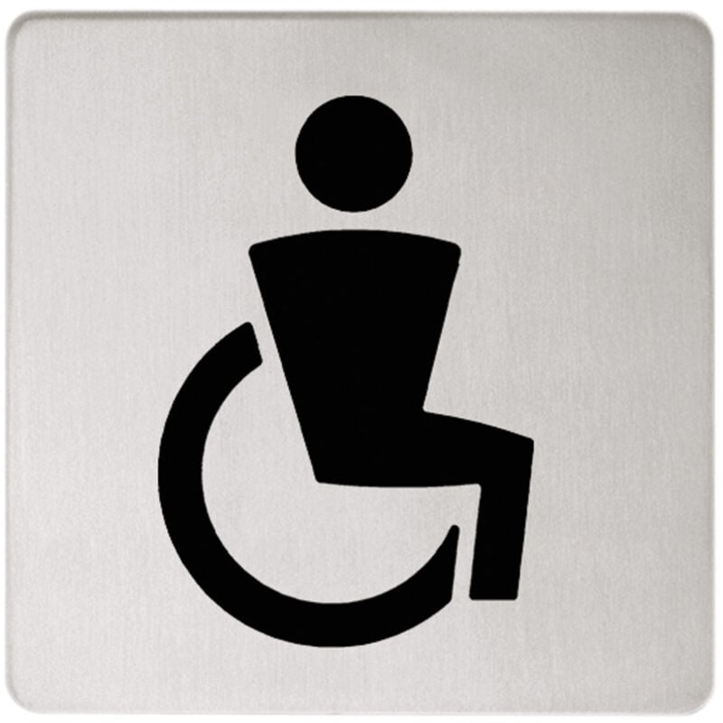 foto del prodotto plan plaque de porte symbole wc handicap s, coller, keuco