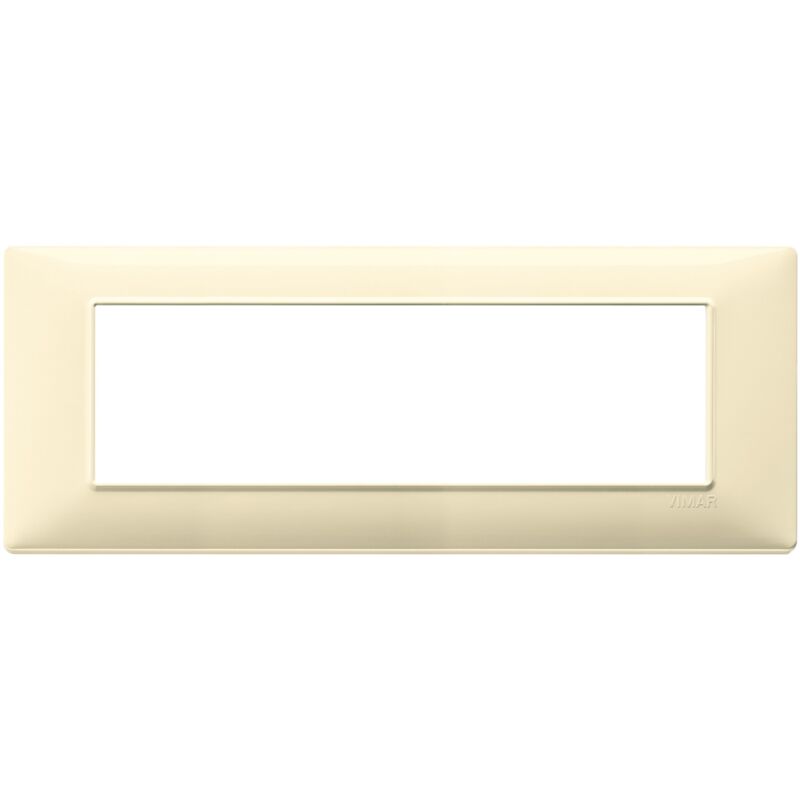foto del prodotto plana placca 7 moduli colore crema 14657.04 vimar