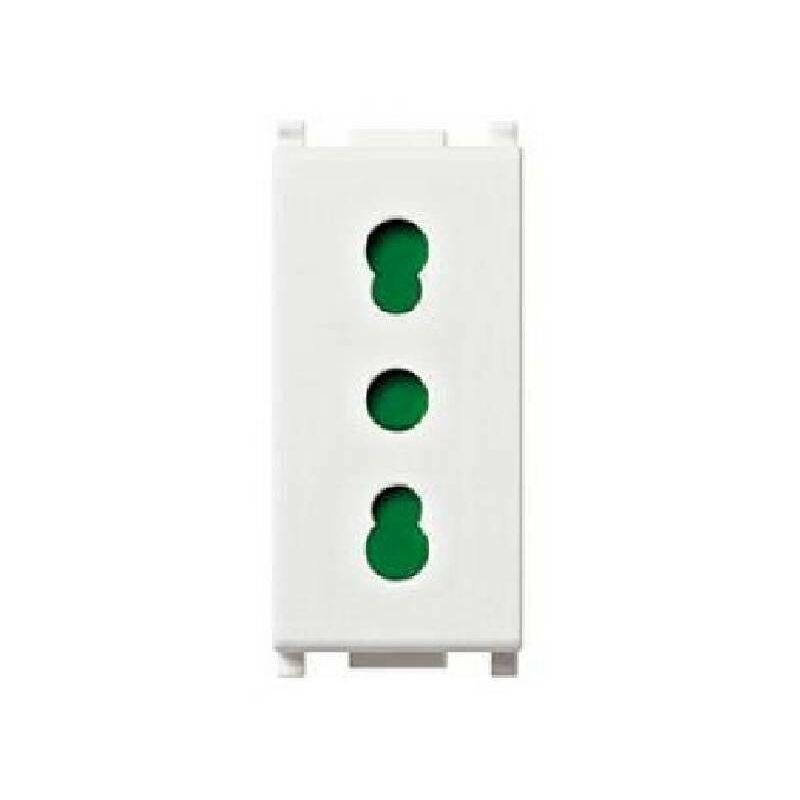 foto del prodotto plana presa 2poli terra 16a antibatterico 14203.ab - vimar