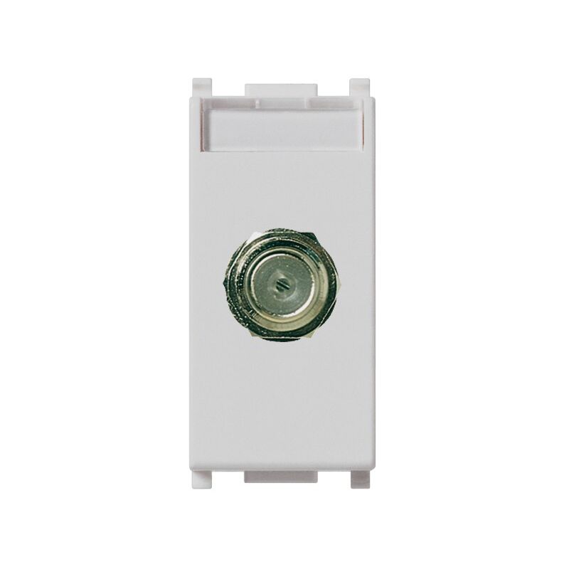 foto del prodotto plana presa coassiale tv connettore f 2400 mhz 14318 vimar
