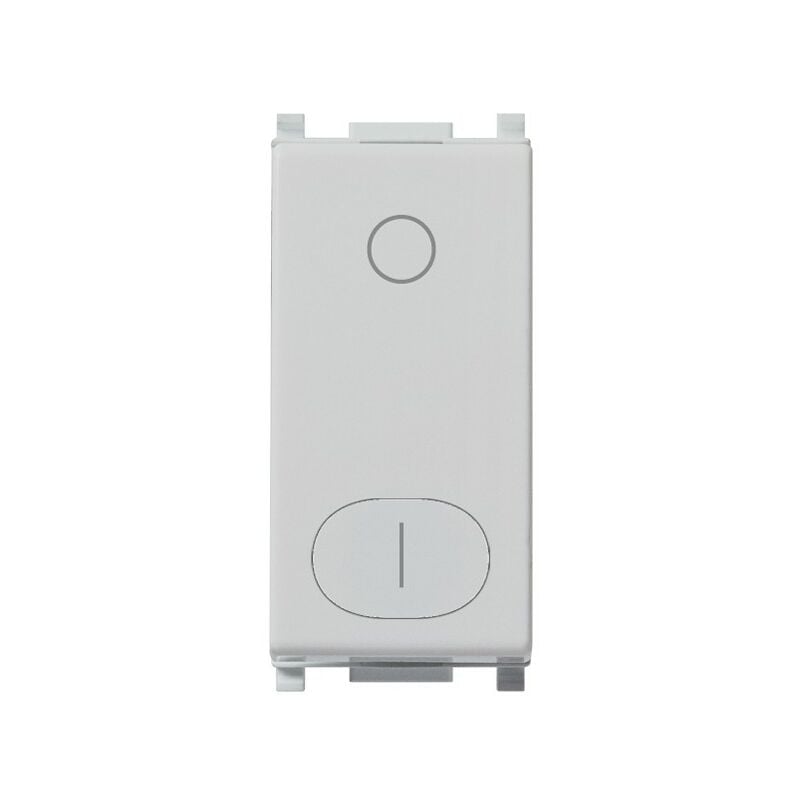 foto del prodotto plana silver interruttore 2p 16 ax 250 v, illuminabile, silver 14015.sl vimar