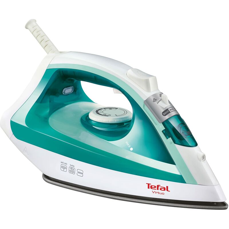 foto del prodotto plancha de vapor tefal fv1710 1800w, color turquesa 