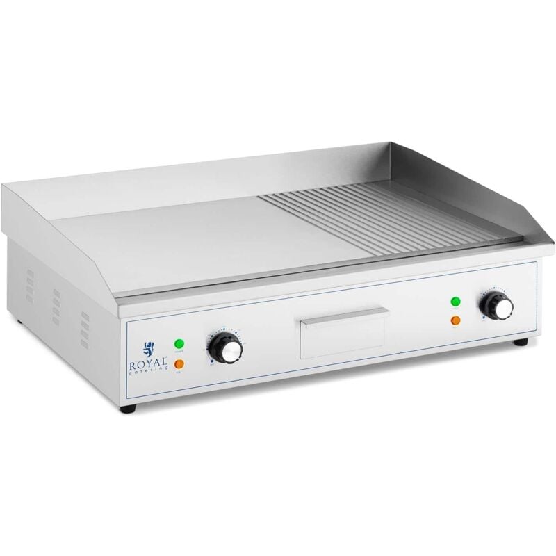 foto del prodotto plancha elettrica 727 x 420 mm rigata liscia 4.400 watt 140004057