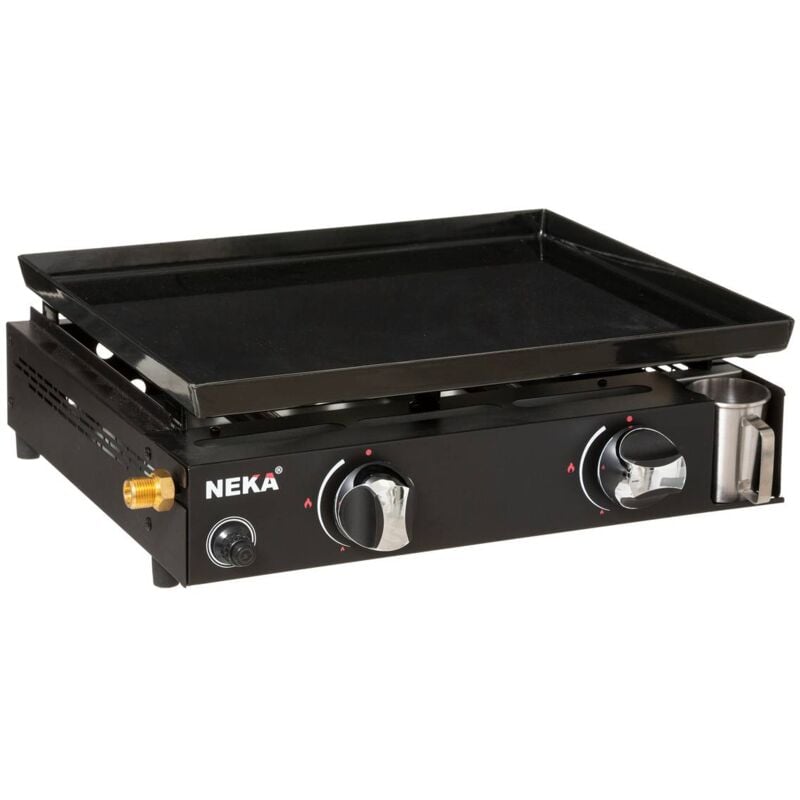 foto del prodotto plancha gas 2 fires neka