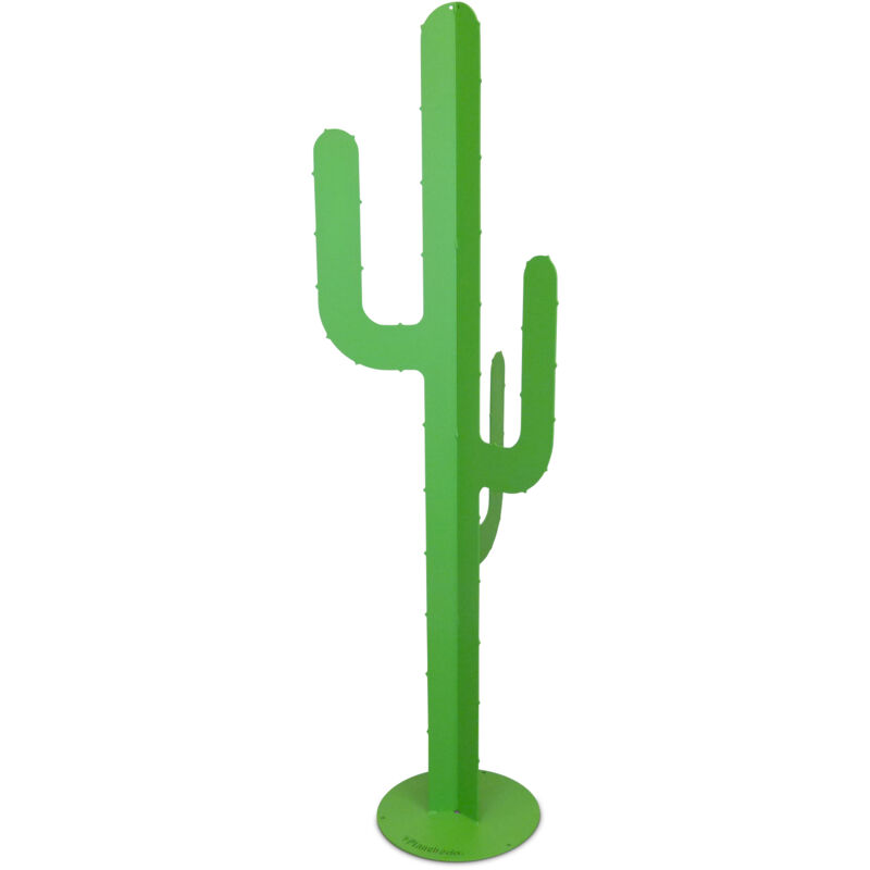 foto del prodotto planchaelec cactus in metallo a 3 rami decorazione per esterni giardino o terrazza da fissare al pavimento made in france verde 185 cm