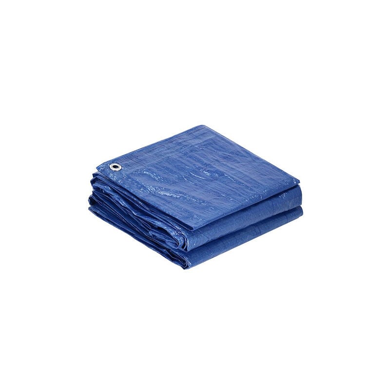 foto del prodotto plandeka 60g m2 2x3m grosso telone protettivo blu