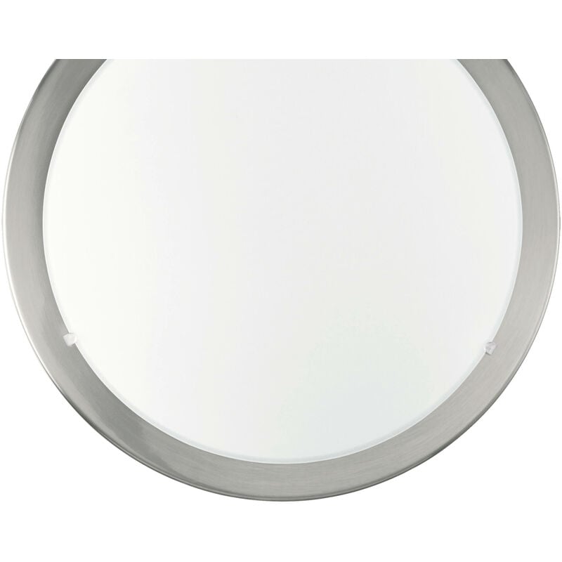 foto del prodotto planet plafoniera 60w e27 cromo e vetro satinato