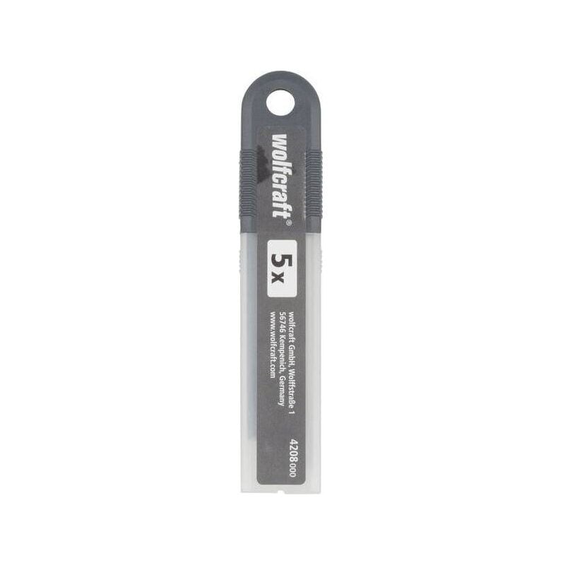 foto del prodotto planeta huerto set 5 lame a spezzare 18mm nere professionali