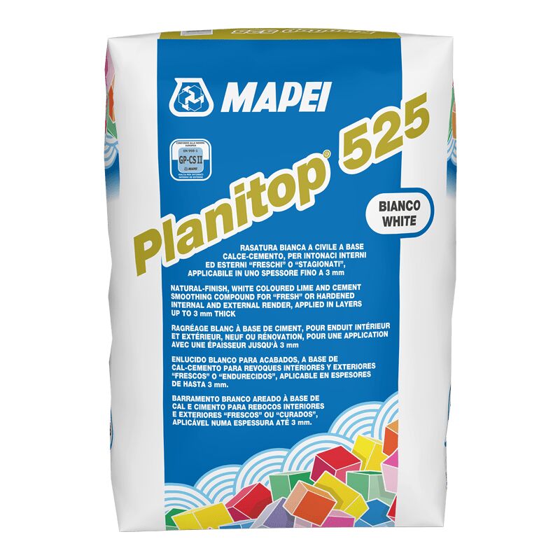 foto del prodotto planitop 525 bianco sacco kg. 25 rasante