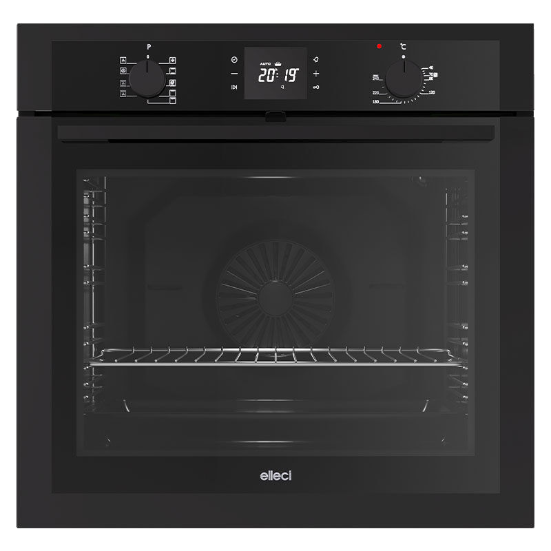 foto del prodotto plano plus forno nero elleci