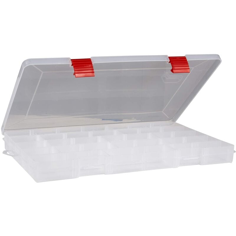 foto del prodotto plano rustrictor stowaway 3700 thin rust prevention cassetta porta attrezzi con scomparti, per attrezzi da pesca, per esche da pesca, esche dure e