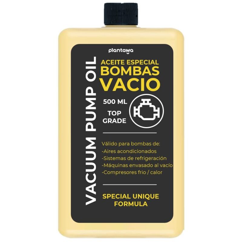 foto del prodotto plantawa olio per pompe a vuoto 500 ml versatile per le pompe a vuoto. ideale per pompe a vuoto per aria condizionata, pompe a vuoto, pompe a lobi,