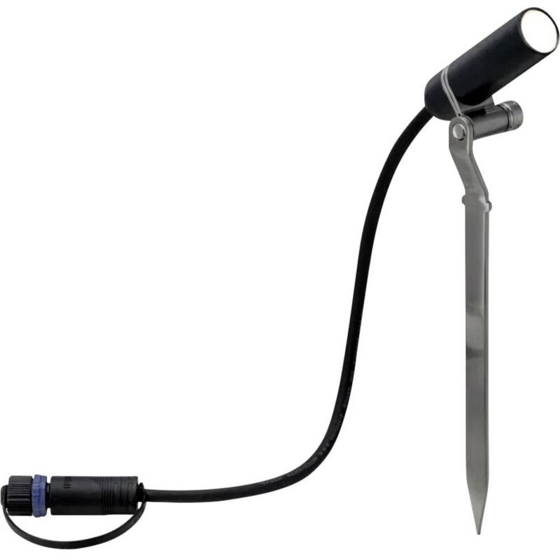 foto del prodotto plantini 93997 sistema d illuminazione plug shine faretto led da giardino led monocolore 2.5 w bianco caldo paulmann