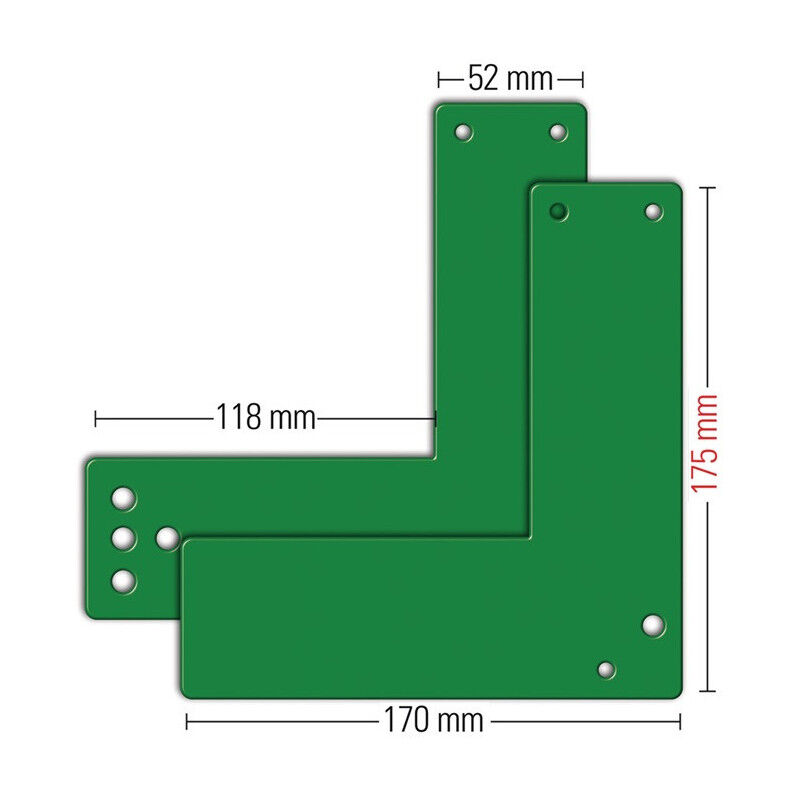 foto del prodotto plaque de montage 901 991 470 mont.an glt eh barri re de porte gauche droite l175xl170mm gfs