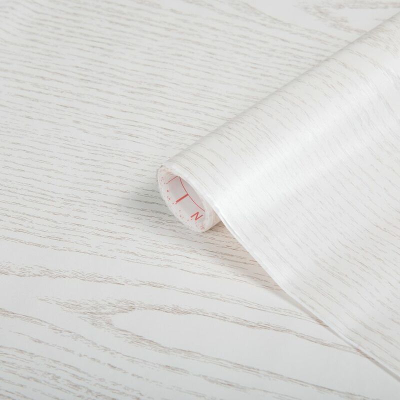 foto del prodotto plastica adesiva d c fix 45x200 cm. legno madreperla bianco