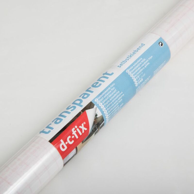 foto del prodotto plastica adesiva d c fix 45x200 cm trasparente opalino