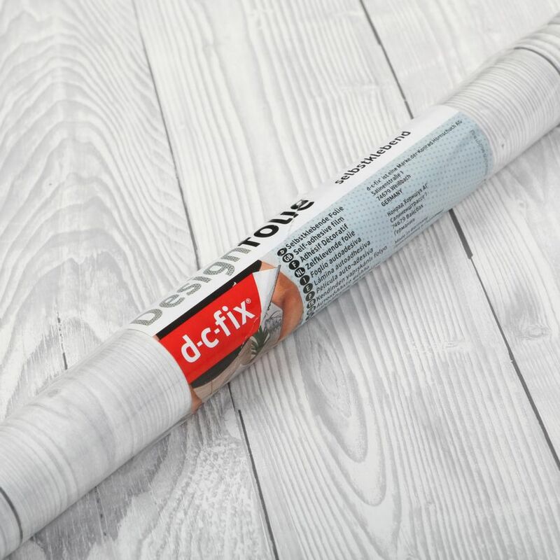 foto del prodotto plastica adesiva d c fix cm 45x200 bianco effetto legno